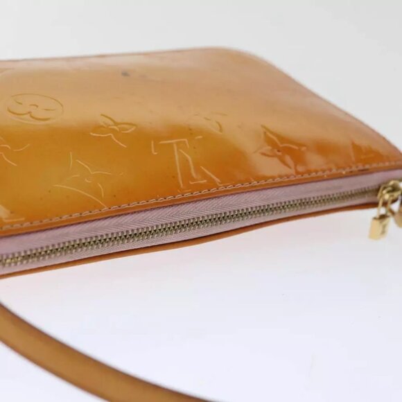 LOUIS VUITTON Vernis Lexington Pouch Marshmallow Pink M91057 LV Auth th4673 - Picture 7 of 16